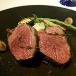 PRIMO - 仔羊ランプ肉のロースト じゃがいものピュレ タイム風味のソース（2018.11）
