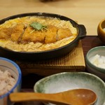 かつ敏 - ロースカツ鍋定食(小)
