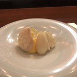 レストラン ラリューム - ラ・フランスと紅茶のビスキュイ