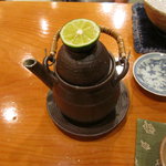 日本料理 たかむら - 舞茸の土瓶蒸し