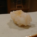 東麻布 天本 - 白海老昆布〆