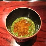 東麻布 天本 - 赤出汁