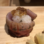 春夏秋冬ざこや - 寿司（あじ）