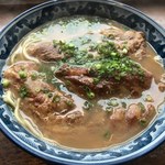 明石食堂 - ソーキそば大盛