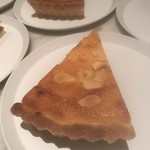 Almond torta made with seasonal fruits