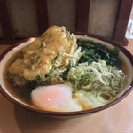 そばの神田東一屋 - 朝そば＋えびかき揚げ！