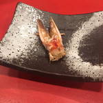 龍文支店 - 車海老の頭の炙り