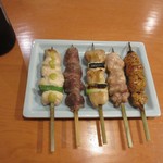 Kushiyaki Jingo - 串焼き５本盛り