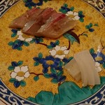 大塚はなおか - 勘八漬けと白烏賊スダチ。