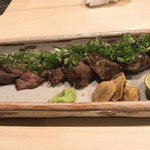 酒肴結 さかぐち - 阿波牛(マルシン)塩たたき