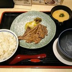 牛たん料理 大黒や - 牛タンランチ＋とろろ