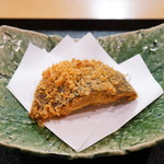 鮨松榮 - 献上椎茸フライ 茨城県笠間産