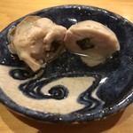 小判寿司 - 牡蠣のオイル漬け。こんな感じ。