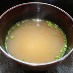 鮨松榮 - せこ蟹の味噌汁
