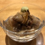 丸新 - 煮貝の小鉢。旨いよね〜。