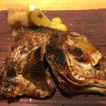 丸新 - 甘鯛のかぶと漬け焼きアップ。