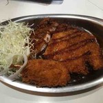 ゴーゴーカレー - ロースカツカレー（ヘルシー）+カニ爪クリームコロッケ