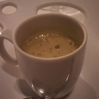 エアーズ イタリアン キュイジーヌ - 最初の一皿　ナスのポタージュ