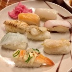 焼肉＆グルメバイキングかたおか - 寿司たち