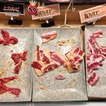 焼肉＆グルメバイキングかたおか - 上カルビは、なくなりやすい