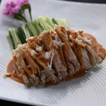 鶏肉胡麻味噌かけ