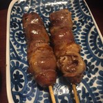 鳥田中 - ハツを食べながら鍋を待つ贅沢な時間