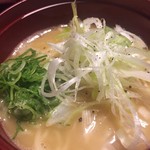 鳥田中 - 締めの水炊き中華そば　また無言になります