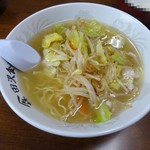 田沢食堂 - 塩ラーメン450円
