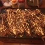 かかし - たこ焼き出来上がり