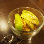 ととバルnemuro - お通しのトマト