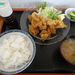 江戸家 - 鶏から揚げ定食700円税込み