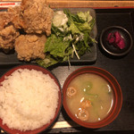 大衆居酒屋 とりいちず - 鶏のから揚げ定食