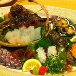 中洲鷹勝 - 極上刺し盛（おこぜ）