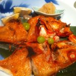 たつみ寿司 - きんきを焼いてもらいました