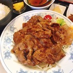 東留 本店 - 肉タマリ焼き定食 肉増し