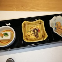 神戸牛 しゃぶしゃぶ おもき 離れ 銀座店 - 前菜　3種