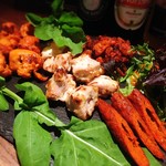 タンドリーチキン盛合わせ