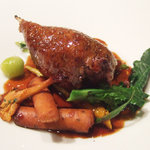 レストラン バカール - 仏ラカン産仔鳩のアメリカンドッグ仕立て その小さなパイ包みを添えて(+1950円)