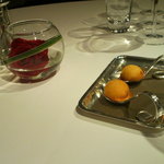 レ セゾン - チーズのクロケット　シャンパンのお供