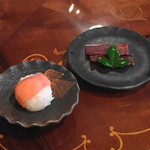 鮭の酒びたし・鮭手まり寿司