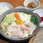 旬菜うちごはん 菜々家 - スープにゆず果汁を使用し、ゆずの香りをほんのりきかせた、さっぱり塩味スープ仕立て。