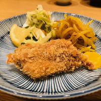 新宿割烹 中嶋 - 鰯のフライは醤油や辛子で！