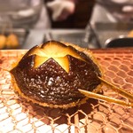 串かつ あーぼん - 椎茸肉詰め