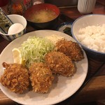 甚兵衛 - カキフライ定食 1,000円