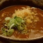 めん房 新月亭 - 「カレーうどん（小ライス付）」