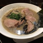 麺創 なな家 - ブラックダイヤモンドラーメン 830円（+肉マシ 300円）