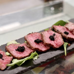 ルッカ - 神戸牛ローストビーフ 〜キャビア乗せ〜