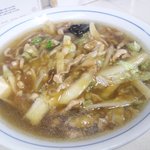 萬珍軒 - 鶏糸湯麺（850円）