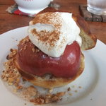 クルミドコーヒー - クルミドケーキクリームリンゴ