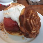 クルミドコーヒー - クルミドケーキクリームリンゴ